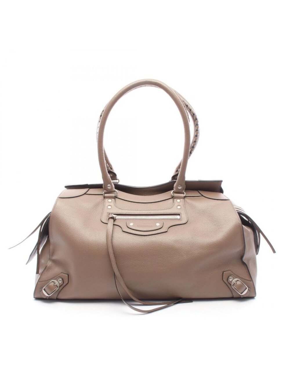 Balenciaga Tote Bag Neo Classic Large Neo City Greige Leather